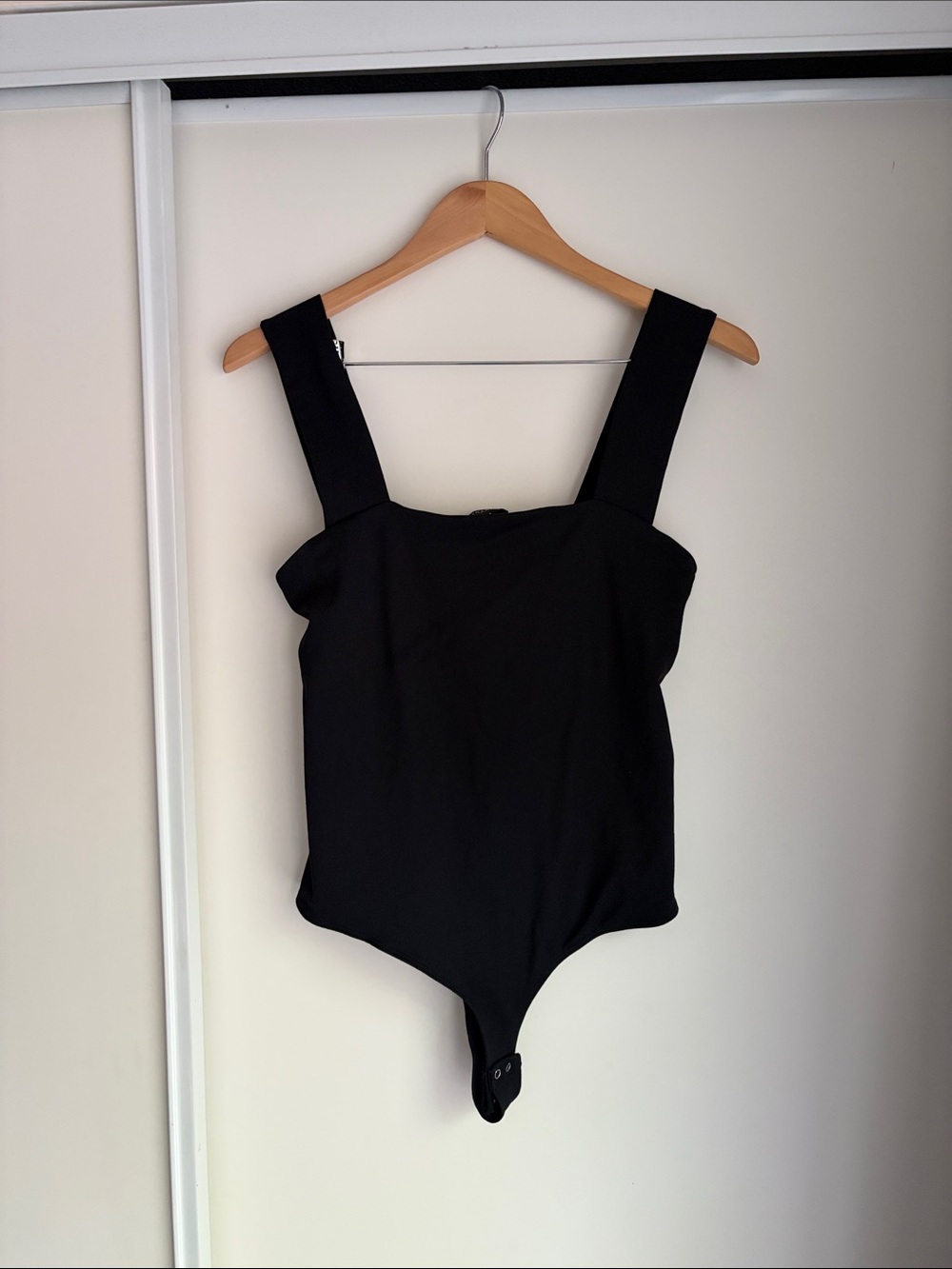 Dynamite Square Neck Open Back Bodysuit